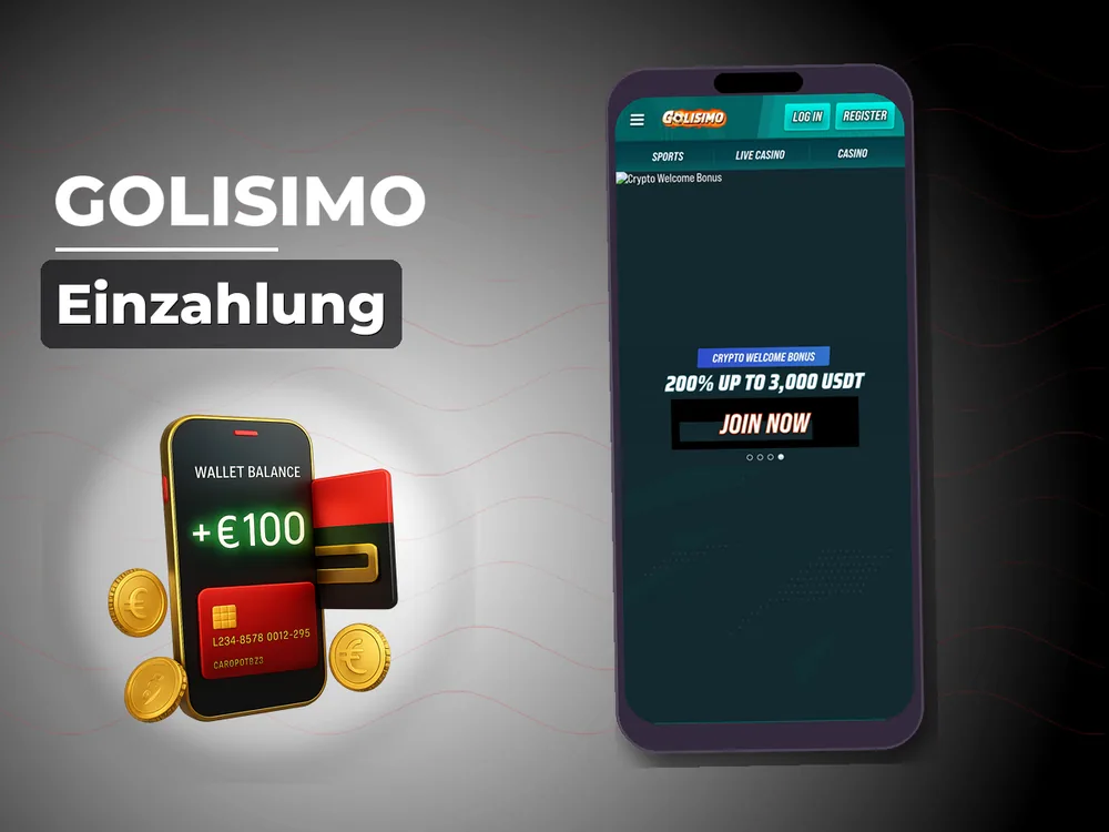 Golisimo - Einzahlung